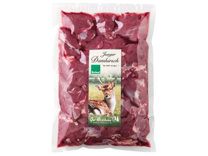 Gut Hirschaue Dančí maso na guláš cca 480 g bio  BIO