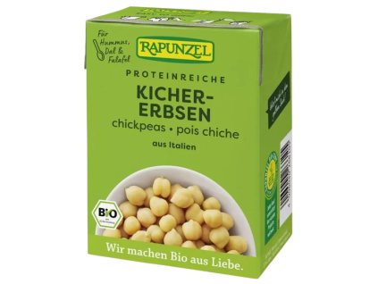 Rapunzel Cizrna sterilovaná Tetr Pak 380 g bio  BIO VEGAN BEZLEPEK