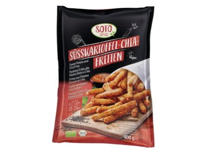 Soto Zeleninové hranolky s chia semínky 400 g bio  BIO VEGAN