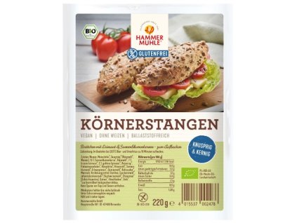 Hammermühle Semínkové rohlíky 2 x 110 g bio  BIO VEGAN BEZLEPEK