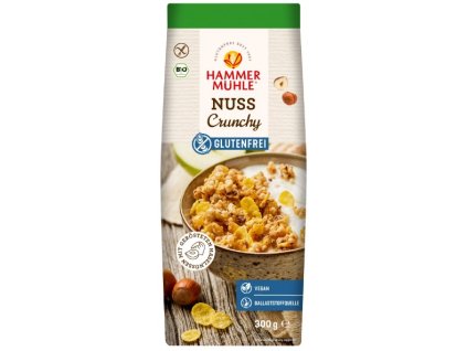 Hammermühle Křupavá granola oříšková 300 g bio  BIO VEGAN BEZLEPEK