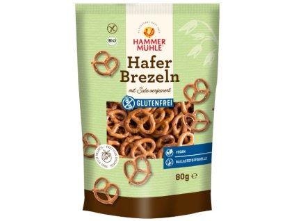Hammermühle Ovesné preclíky solené 80 g bio  BIO VEGAN BEZLEPEK