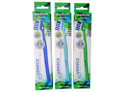 Yaweco Zubní kartáček s vyměnitelnou hlavicí Medium 1 ks eco  ECO