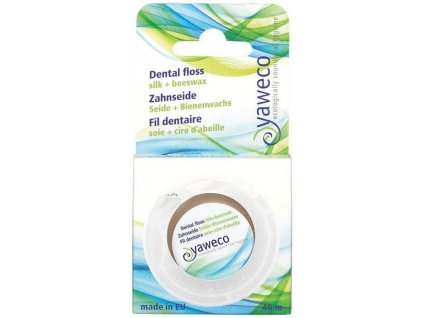 Yaweco Dentální nit z hedvábí se včelím voskem 40 m eco  ECO