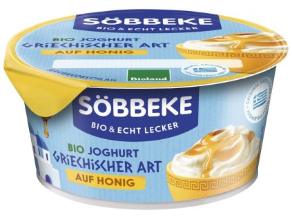 Söbbeke Řecký jogurt s medem 150 g bio  BIO VEGETARIAN