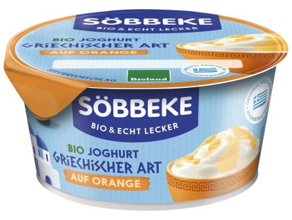 Söbbeke Řecký jogurt s pomerančem 150 g bio  BIO VEGETARIAN