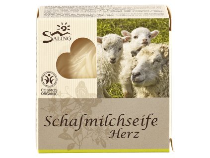 Saling Mýdlo z ovčího mléka srdce 65 g eco  ECO