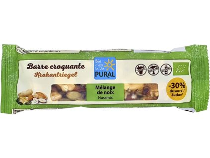 Pural Tyčinka ořechová 35 g bio  BIO VEGAN BEZLEPEK