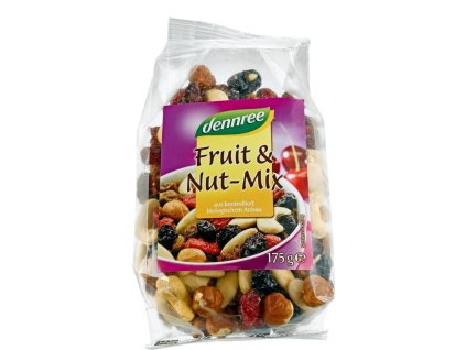 Dennree Mix ovoce a ořechů 175 g bio  BIO VEGAN BEZLEPEK