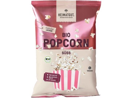 Heimatgut Popcorn sladký 90 g bio  BIO VEGAN BEZLEPEK