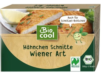 Bio-cool Vídeňské řízky kuřecí 200 g bio  BIO
