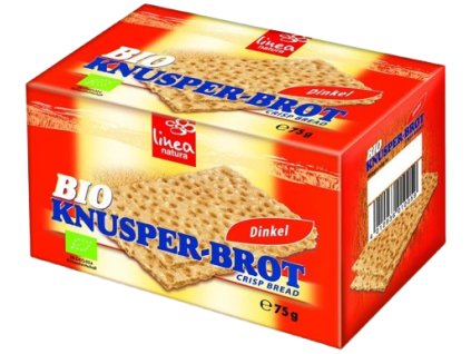 Linea Natura Křupavý chléb špaldový 75 g bio  BIO VEGAN