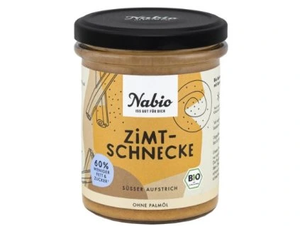 Nabio Krém skořicový šnek 175 g bio  BIO VEGAN