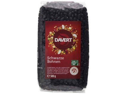 Davert Černé fazole 500 g bio  BIO VEGAN BEZLEPEK