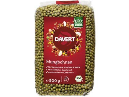 Davert Fazole mungo 500 g bio  BIO VEGAN BEZLEPEK