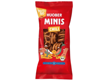 Huober Brezel Preclíky s chilli 75 g bio  BIO VEGETARIAN