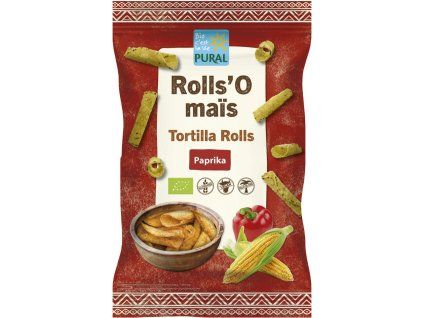 Pural Rolls'O Tortilly paprikové 125 g bio  BIO VEGAN