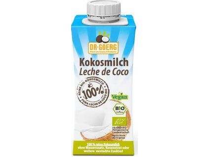 Dr. Goerg Kokosové mléko 200 ml bio  BIO VEGAN BEZLEPEK