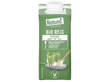 Natumi Rýžový krém 200 ml bio  BIO VEGAN BEZLEPEK