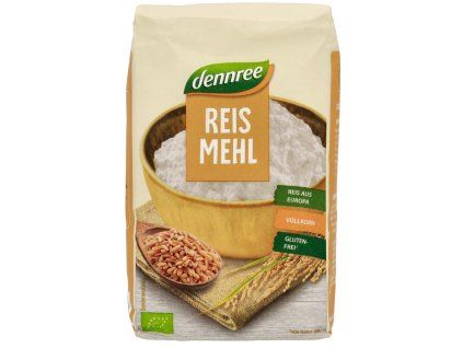 Dennree Rýžová mouka 500 g bio  BIO VEGAN BEZLEPEK