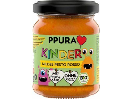 PPura Pesto Rosso pro děti 120 g bio  BIO VEGETARIAN BEZLEPEK