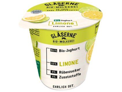 Gläserne Molkerei Jogurt limetkový 150 g bio  BIO VEGETARIAN