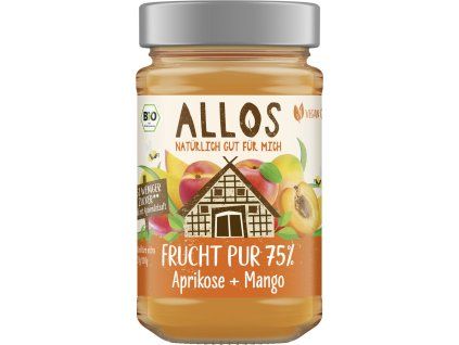 Allos Ovocný džem meruňka a mango 200 ml bio  BIO VEGAN