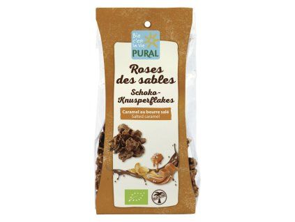 Pural Křupavé lupínky slaný karamel 100 g bio  BIO VEGETARIAN