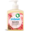 Sodasan Mýdlo tekuté růže a oliva 300ml eco  ECO VEGAN