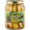 Dennree Nakládané okurky krájené 670 g bio  BIO VEGAN