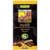 Rapunzel Hořká čokoláda se zázvorem 80g bio  BIO VEGAN BEZLEPEK
