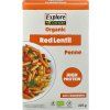 Explore Cuisine Penne z červené čočky 225 g bio  BIO VEGAN BEZLEPEK