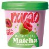 Nucao Mražené maliny v matcha polevě 120 g bio  BIO VEGAN