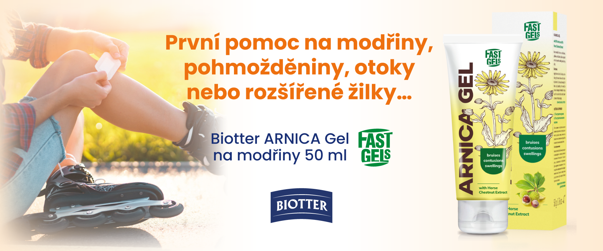 Biotter ARNICA Gel na modřiny