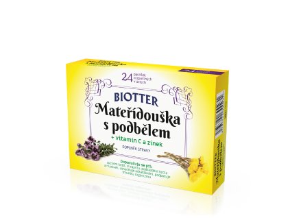 Biotter Mateřídouška s podbělem 24tbl.