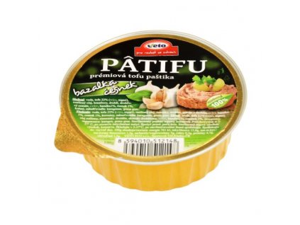 VETO Patifu paštéta Bazalka Cesnak 100g