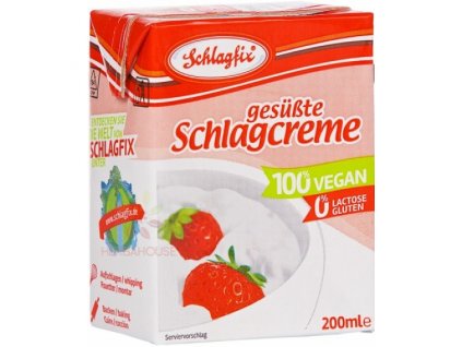 schlagfix rastlinna smotana na slahanie sladena 200ml bioveci
