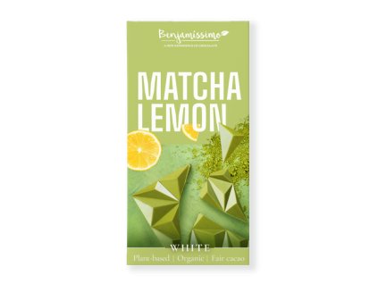 benjamissimo čokoláda vegan biela matcha citrón bioveci biopotraviny