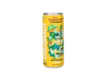 Coconaut GoHigher! 100 % kokosová voda s ananásom 320 ml