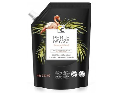 Aktívne rastlinné uhlie Perle de Coco 100g COMPTOIRS&COMPAGNIES BIOVECI