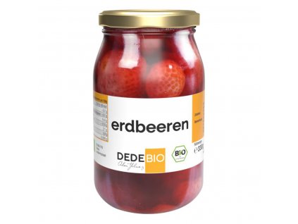 Zavárané jahody 330g DEDE BIO BIOVECI