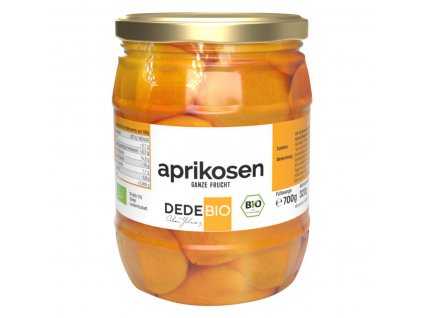 Marhule celé zavárané 700g DEDE BIOVECI