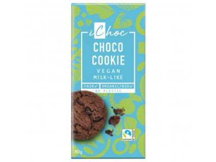 Vegánska čokoláda Cookie 80g iCHOC BIOVECI