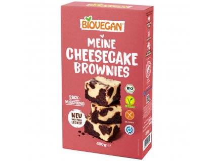 Zmes na pečenie Cheesecake Brownies 480g BIOVEGAN BIOVECI