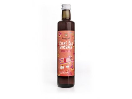 čierny čaj s broskyňou sonnentor BIOVECI