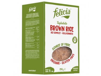 celozrnné ryžové tagliatelle bez lepku