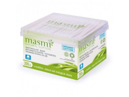 vatove tycinky z organicke bavlny masmi 200ks c0