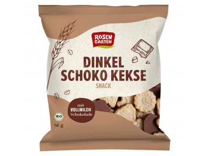 špaldové maslové keksy s čokoládou