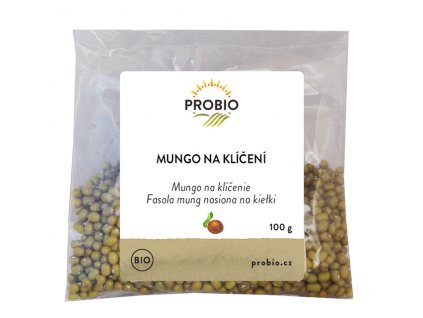 mungo na klíčenie bio bio