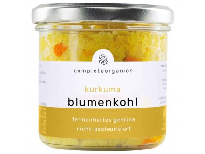 fermentovaný karfiol s kurkumou kimchi bio